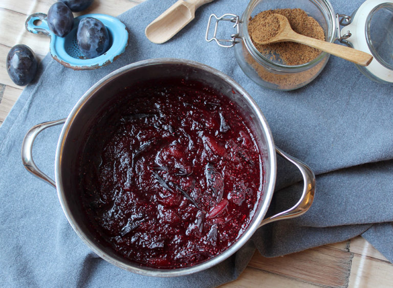 Roasted Plum Chia Jam Delicious and Healthy by Maya